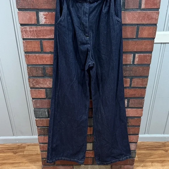 Amanda Uprichard x Revolve Isadore Denim Jumpsuit in Indig - Picture 10 of 16